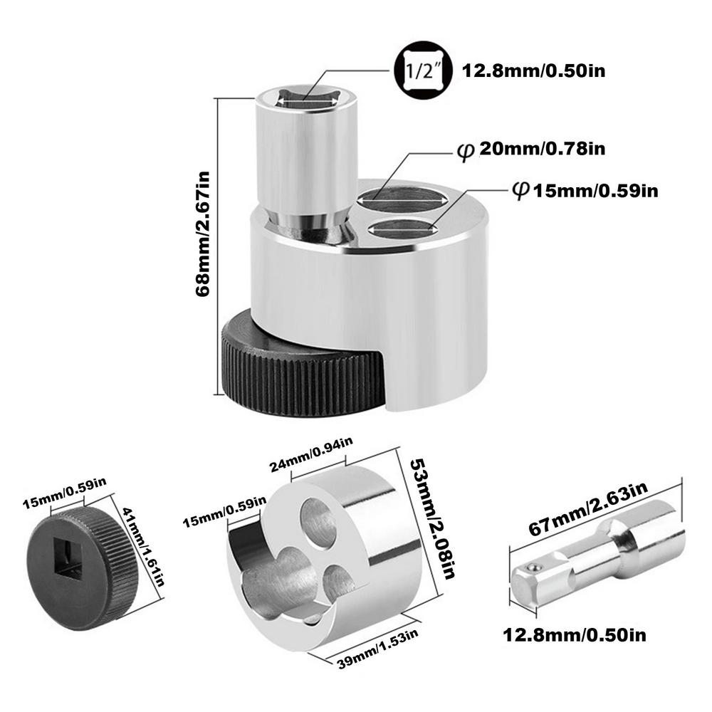 Stud Extractor Stud Extractor Tool Bolt Puller Bolt Remover And Extractor Nut Splitter Heavy Duty Screw Remover For Stripped