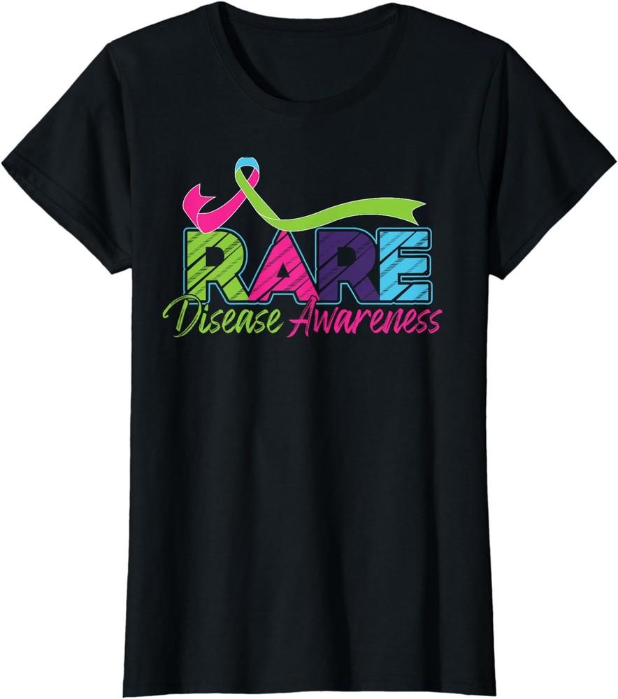 Rare Disease Awareness Rare Disease Day Warriors Ladies  Crewneck T-Shirt Unisex T-Shirt S