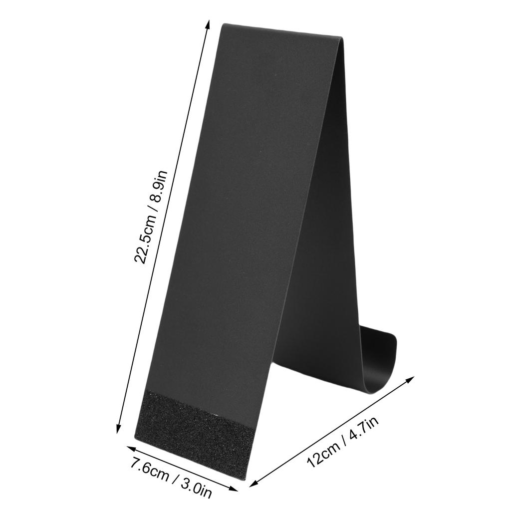 4er-Pack Prospekthalter, schwarz, vertikal, aus Kohlenstoffstahl, Prospektständer für Geschäfte und Messen