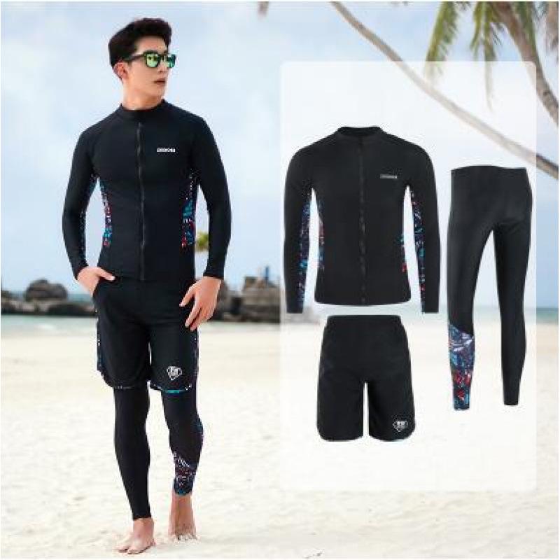 Women's Quick-Dry Two-Piece Snorkeling Wetsuit with Sun Protection and Jellyfish Guard