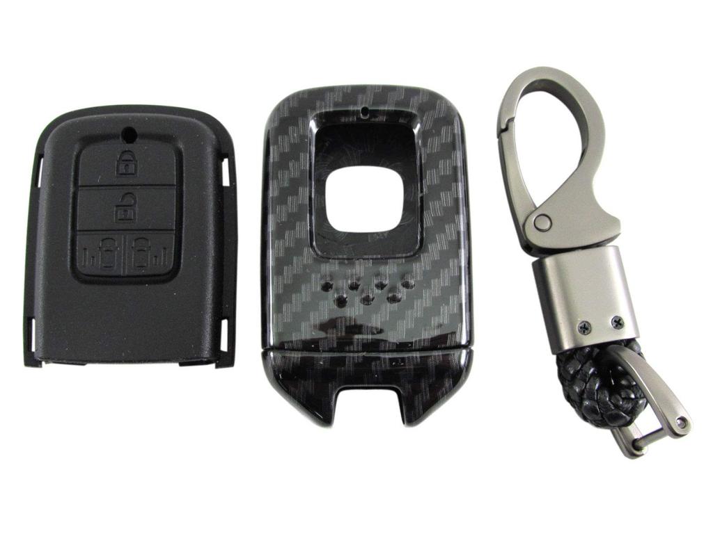 BRIGHTZ Odyssey RC1 RC2 Smart Key Case Black RC C1 C2 1 2 Odyssey Honda Smart Key 31443 Carbon-look [KEY-CASE-033]