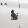 Car Stickers No Residue Decal Metal Cat 3D Animal Emblem for Scratch Hiding Chrome Removable Decals Finish Zinc Alloy Sticker Body And Trunk