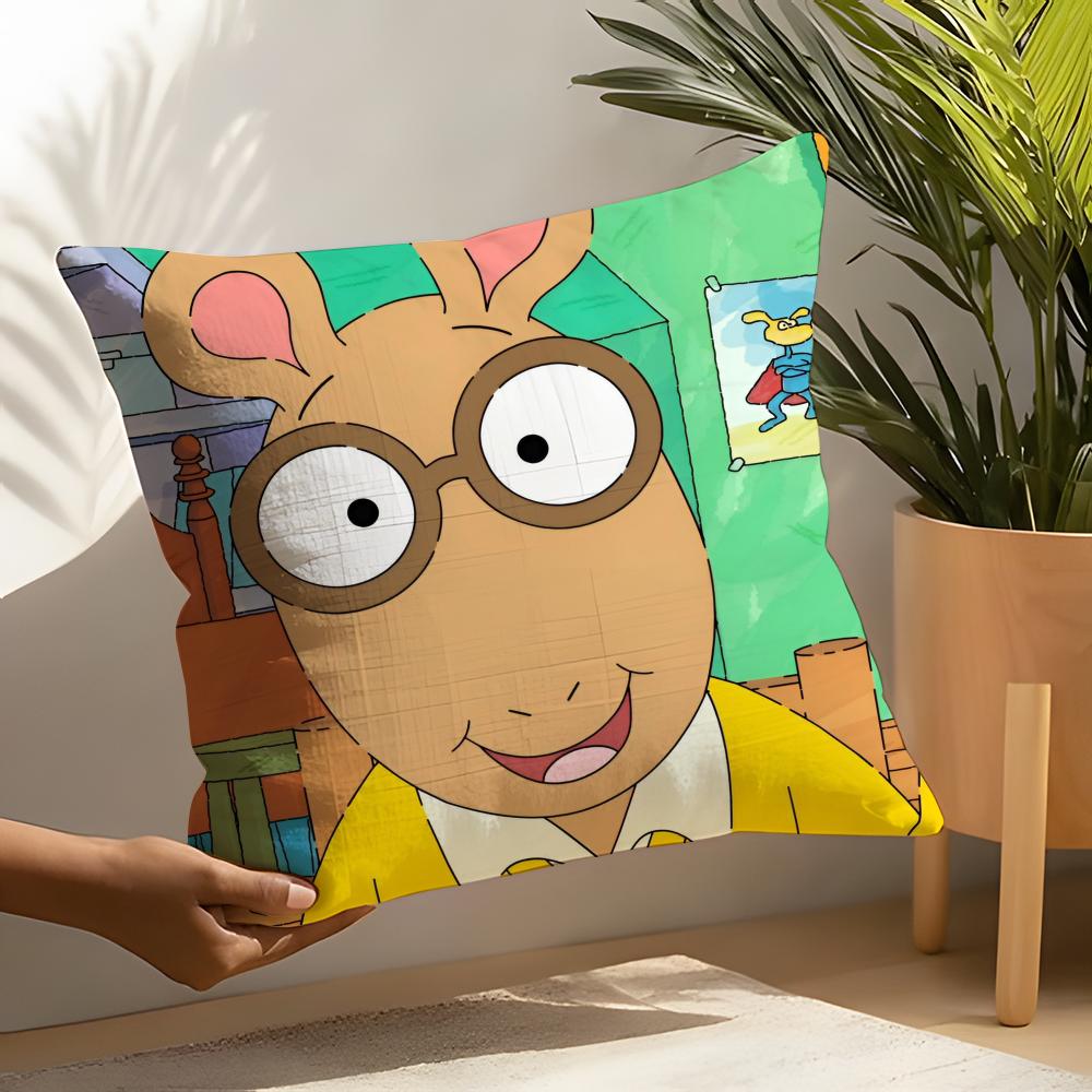 Arthur Pillow Case Linen Cushion Covers For Decorative Sofa Home Pillows Case Car Chair Pillows Cases