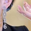Sparkling Long Pendant Earrings Elegant 2026 Earrings New Year Earrings Jewelry For Special Events Christmas Party Anniversary