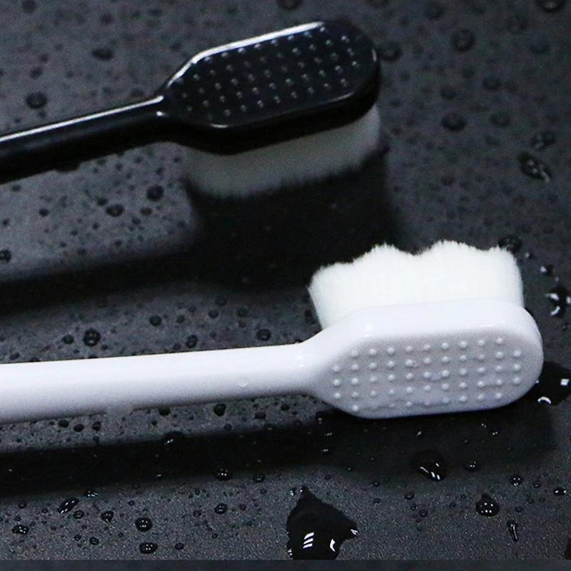 For VIP 1PC Ultra-fine Soft Adult Toothbrush Portable Travel Brush Million Nano Bristle Teeth Deep Cleaning Dental Oral Care
