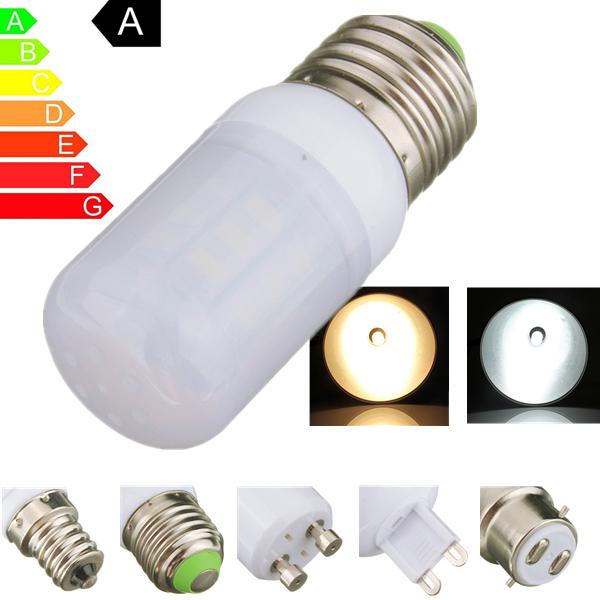 

E14 4W Белый/Теплый Белый 5730SMD Светодиодная лампа для кукурузы с крышкой 220 В