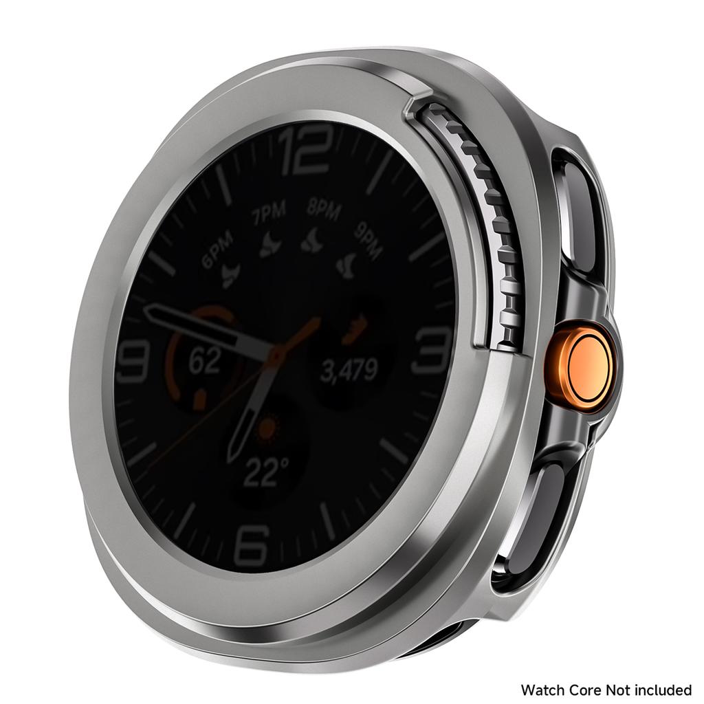 PC-fodral+Glas Sekretessfilm Fodral För Samsung Galaxy watch 8 Classic Tillbehör Skärmskydd Stötfångare Skyddande Hölje Klocka 8