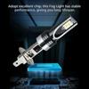 LED Fog Light Bulbs Hight Brightness 6500K Cool White Fog Light LED High Low Beam Bulbs Lamp Auto Headlight Aluminum