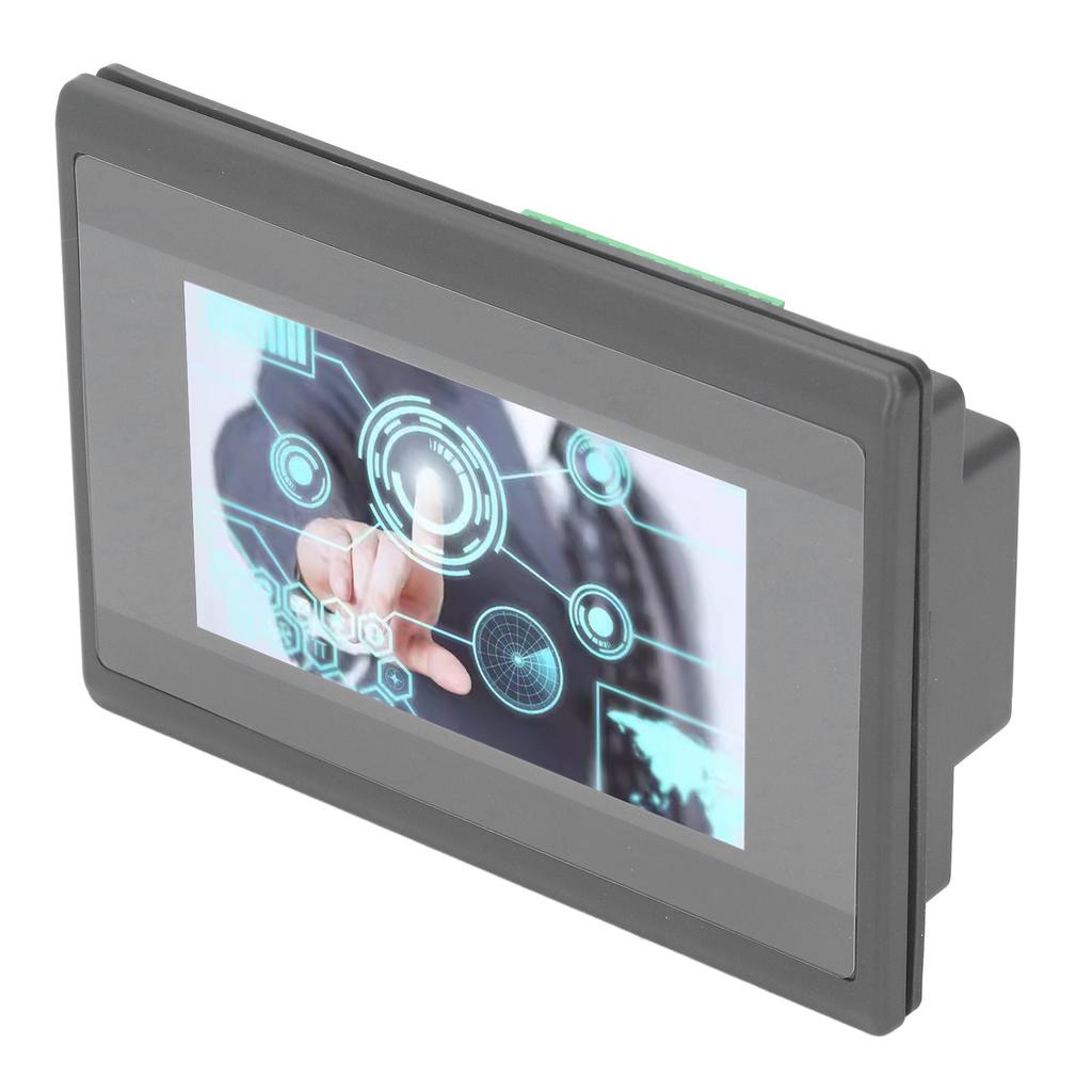 4.3in HMI PLC Touch Screen Transistor Output Switch Counts 12 in 8 Out for FX3U 20 40 48MRT DC24V