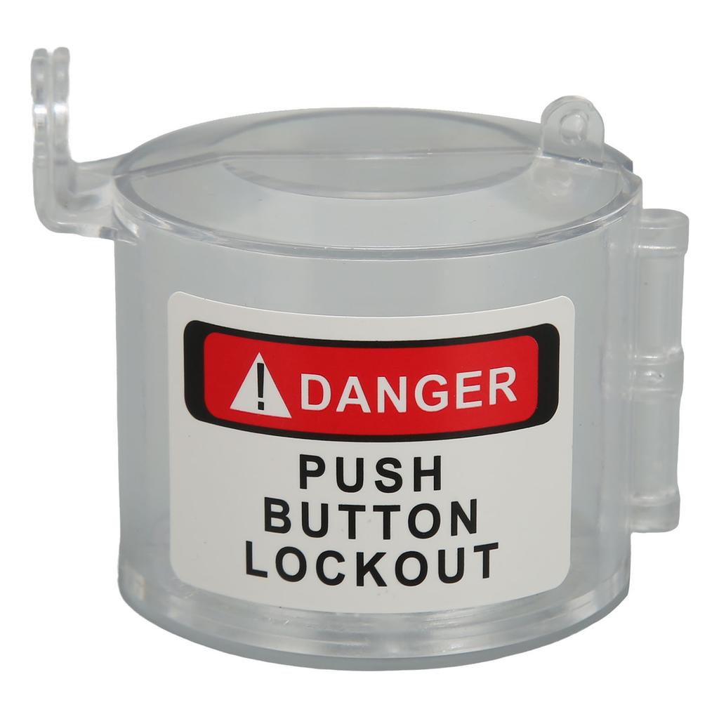 Round Switch Guard Cover Clear PC Emergency Stop Knob Switch Protecting Cover for Industry