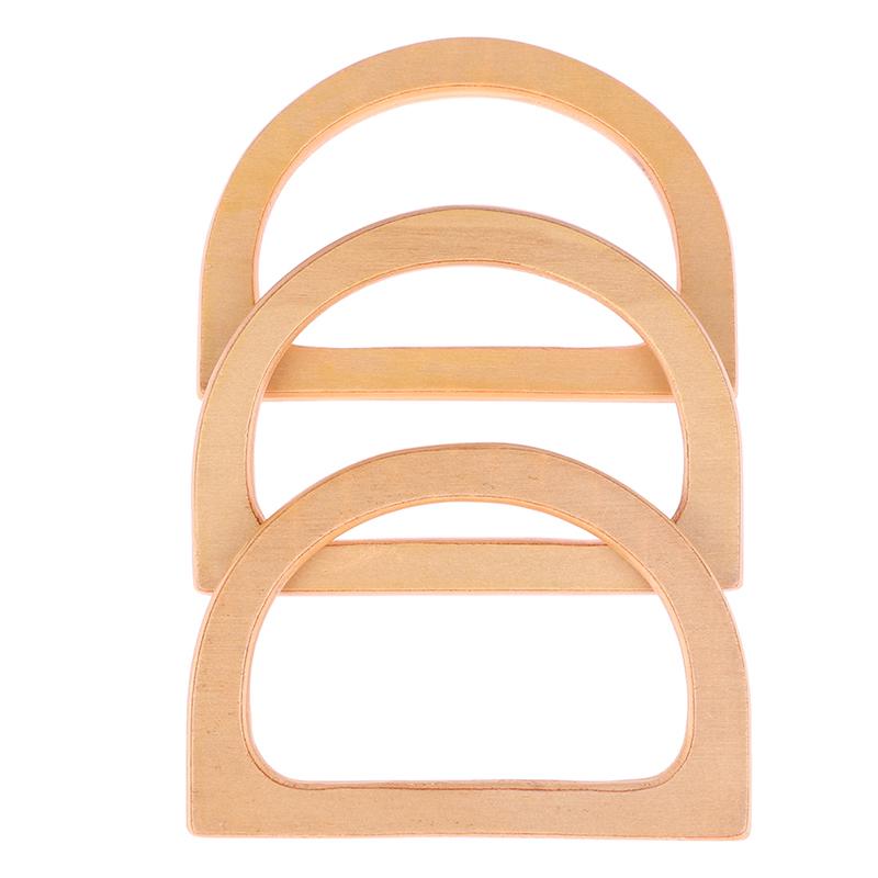 Handcrafted Wooden Handle Bag Handle Bag Accessory Wooden Root Handle Wooden Semicircle Handle