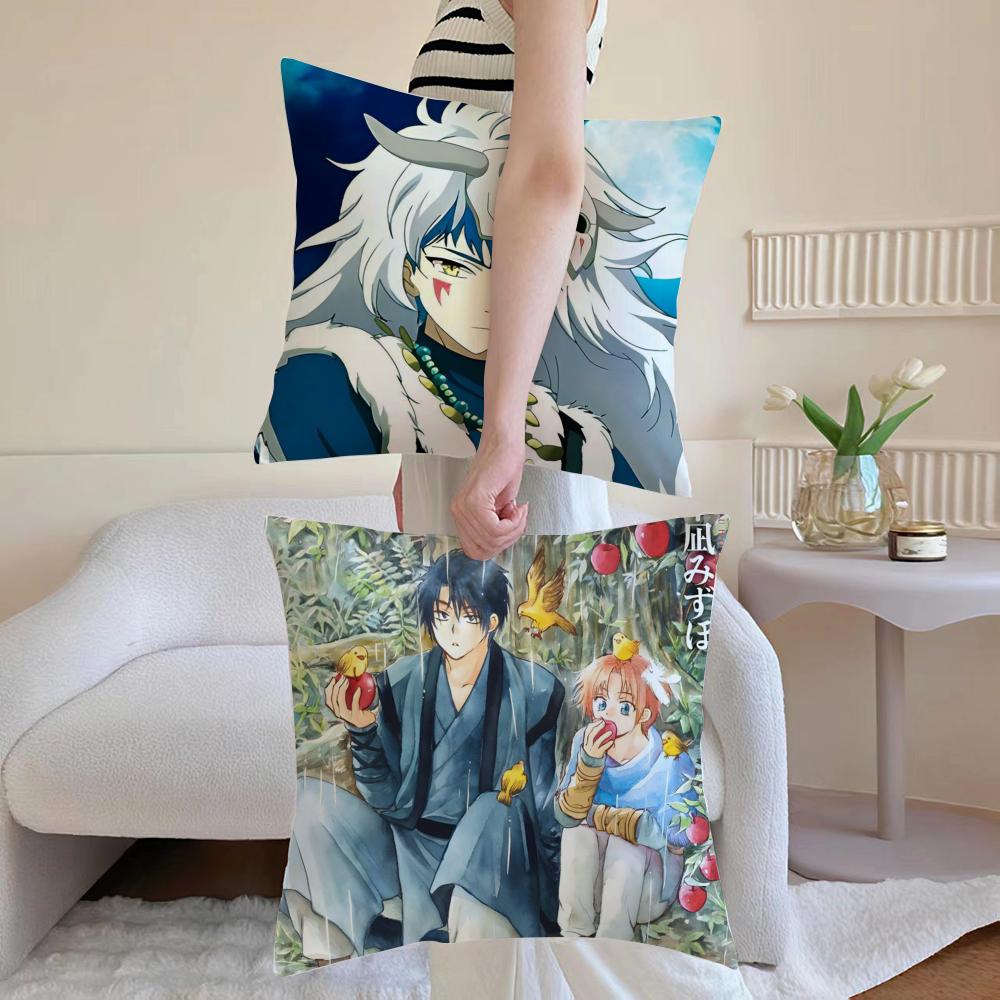 Fashion Beautiful Epic Y-Yona Of The Dawns Cushion Cover Washable Linen Pillowcase Soft For Daily Sofa Bed Home Room Decor