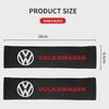 2026 Hot For Volkswagen VW 1/2pcs Suede Car Safety Belts Shoulder Protection For Volkswagen Jetta Golf Passat Polo Tiguan Arteon