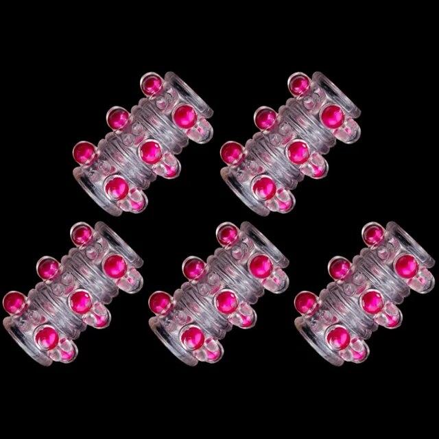 5PCS Cock Sleeves Men'S Ring Cock Ring Sex Toys For Men Delay Ejaculation Sleeve for Penis Male Masturbator Lock Semen Sexy Shop