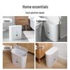 Slim Press-Top Trash Can