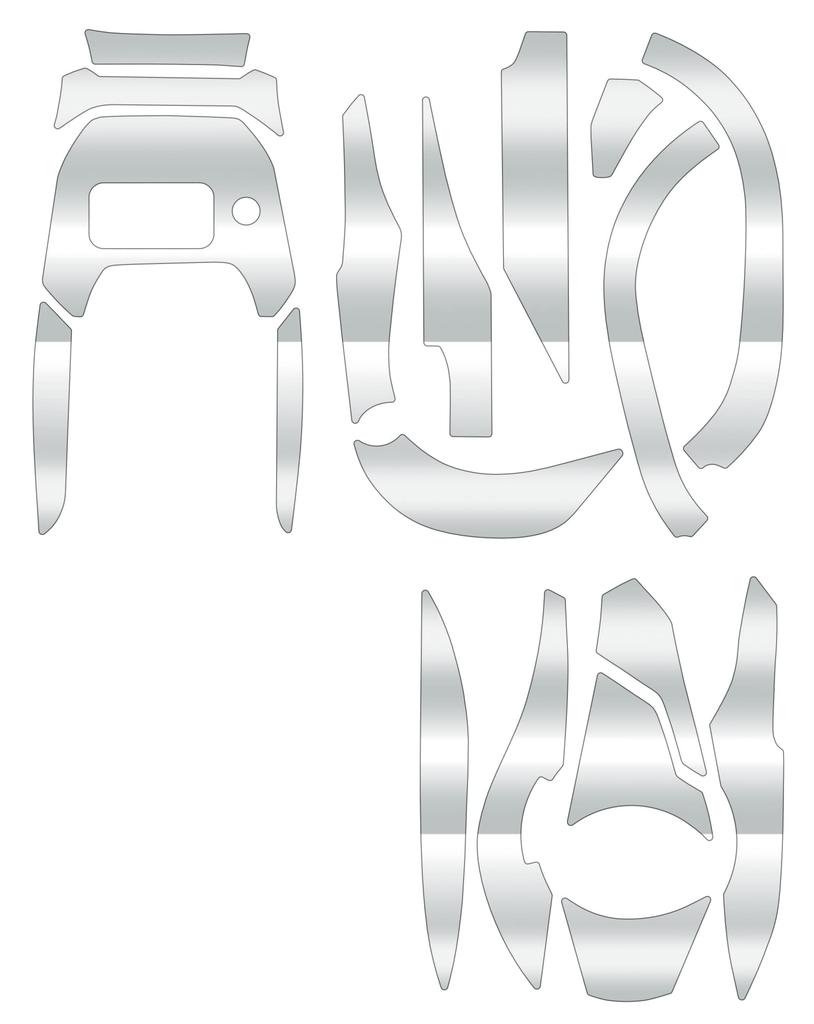 CUSTOM Custom Decal for YOROI 18 Engetsu Premium Baitcasting Reel SEAT.JP (Clear, Right-Handed)
