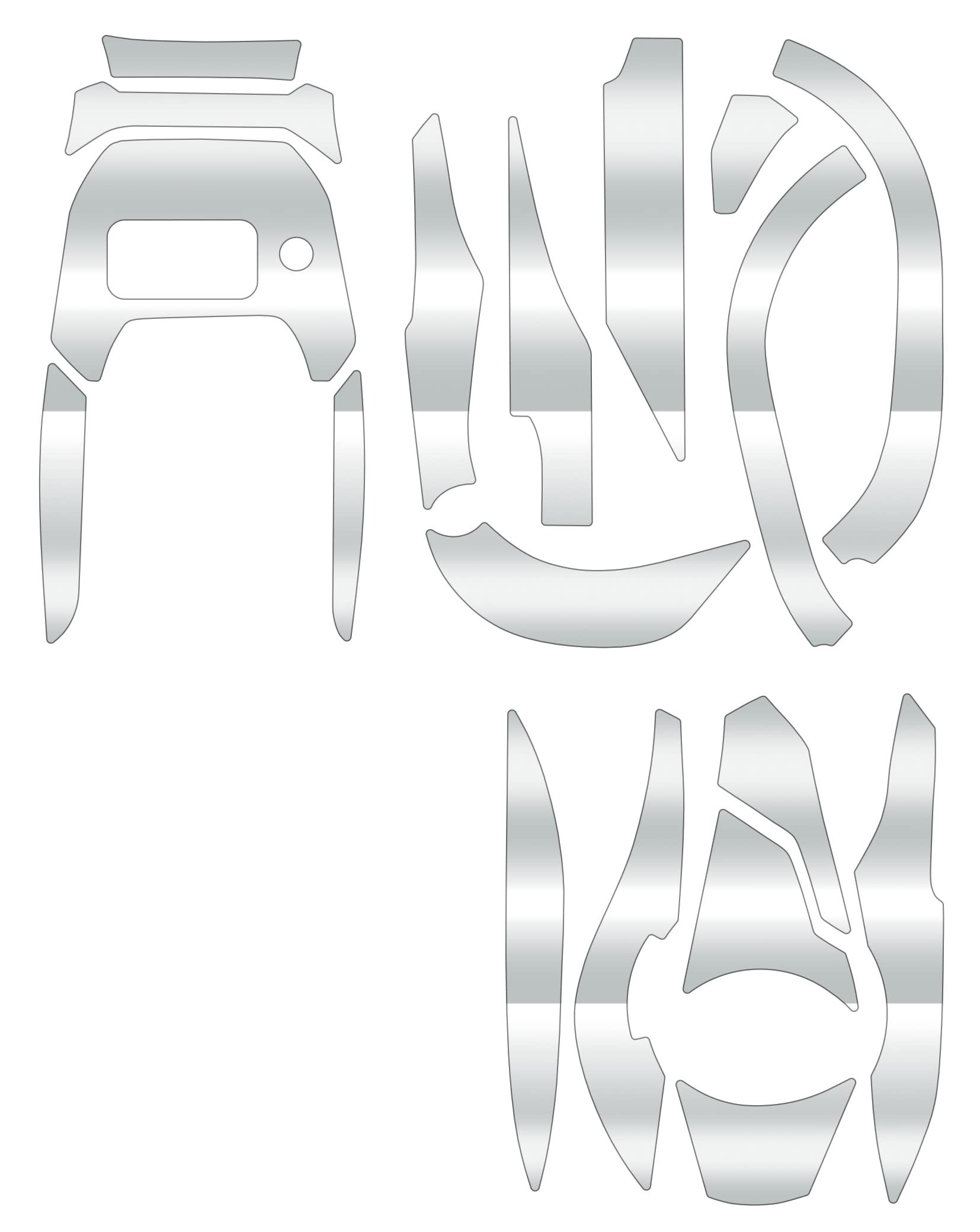 

CUSTOM Custom Decal for YOROI 18 Engetsu Premium Baitcasting Reel SEAT.JP (Clear, Right-Handed)