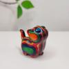 Rainbow Cat Curiosity Hand-Carved Ornament - Creative Animal Car Decor & Birthday Gift