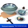 Anyishun Melamine Blue and White Noodle Bowl