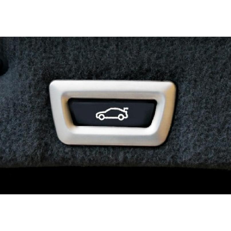 For BMW X1 F48 2016-2022 ABS Silver Tailgate Rear Door Switch Cover Trim 1PCS