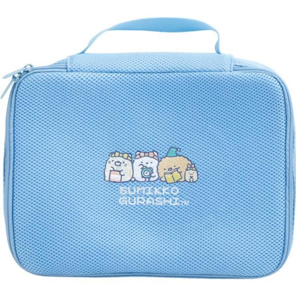 CA84302 Sumikkogurashi Mesh Travel Pouch