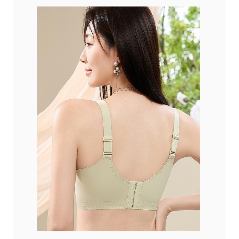 Wireless No Underwire Push Up Bra For Small Bust Side Support