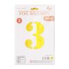 40-Inch Digital Aluminum Film Balloon Hardcover Paper Card Independent Packaging 0-9 Large Party Arrangement Aluminum Foil Balloon