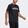 Adidas Neo Logo Print Sport Crew Neck T-Shirt Men Tops Black H45109