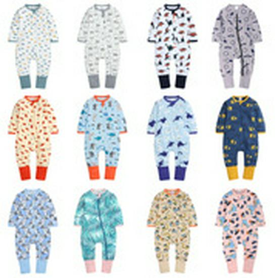 Bamboo Fiber Baby Romper and Footed Sleeping Bag for New Mothers