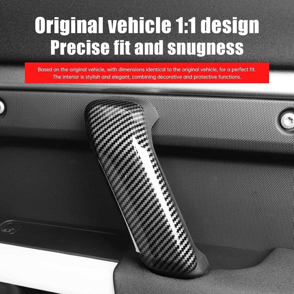 Door Handle Cover Suitable for 2020-2026 Land Rover Defender 90 110 130 Interior Handle Decoration Set Internal Patch armrest Protective Shell