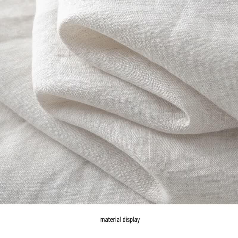 Jinju Men's 100% Linen Henley T-Shirt