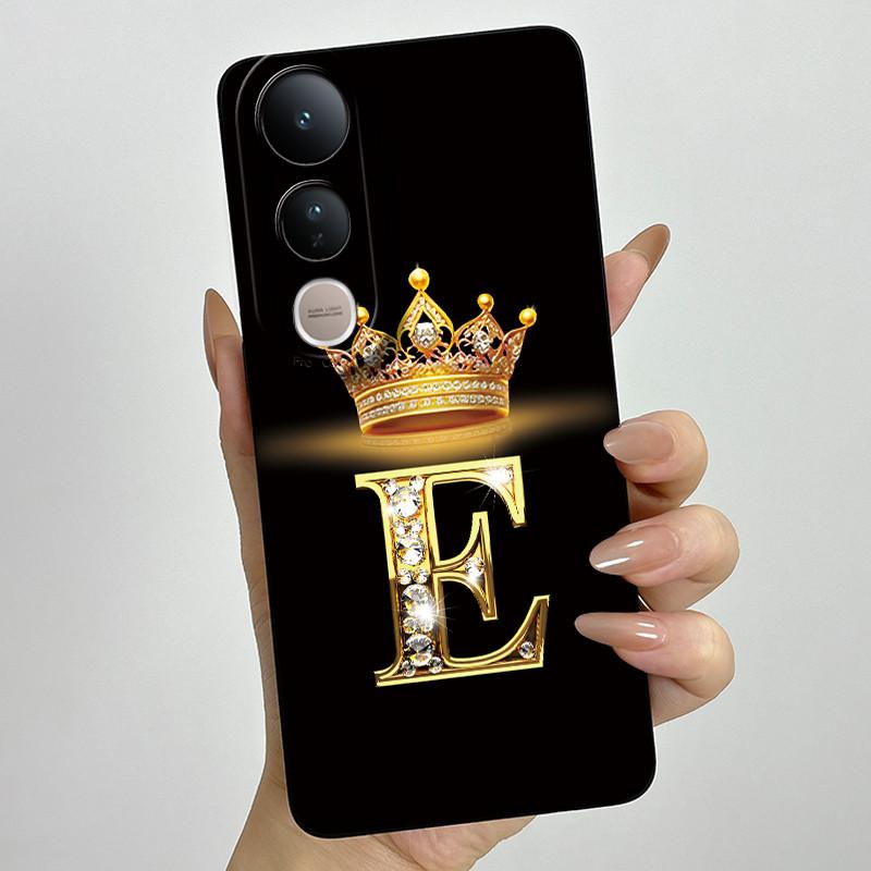 For Vivo V50 Lite 5G Case Luxury Letters Couple Silicone Soft Phone Cases For Vivo V50 V50Lite 5G Camera Protection Back Cover