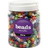 Round Plastic Beads with Large Hole. Ref 61835