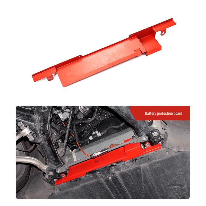 Front Strut Bar & Battery Skid Plate for Tesla Model 3/Y/X/S - Anti-Roll LVTU Balance Bar