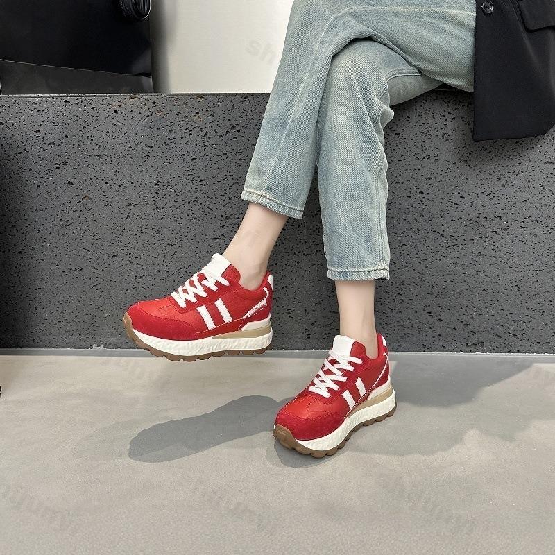 Women's Casual Sports Shoes 2026 Autumn Comfortable Anti Slip Outdoor Fashion Retro Platform Vulcanized Shoes Zapatos Mujer