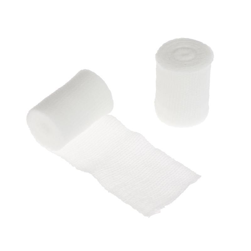20 Rolls/Lot 5Cmx4.5M Pbt Elastic Bandage First Aid Kit Gauze Roll Wound Dressing Nursing Emergency Care Bandage