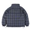 Ertr Reversible Check Padded Jacket Light Gray