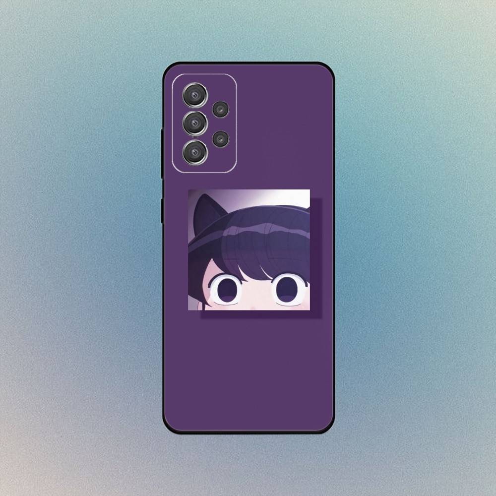k-Komi Shouko Phone Case For Samsung S25,S24,S21,S22,S23,S30,Ultra,S20 Black Soft Case