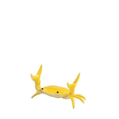 Desktop Organizer Weightlifting Crabs Pen Holder Simulation Animal Multifunctional Crab Lobster Pen Storage Holder Home Decor