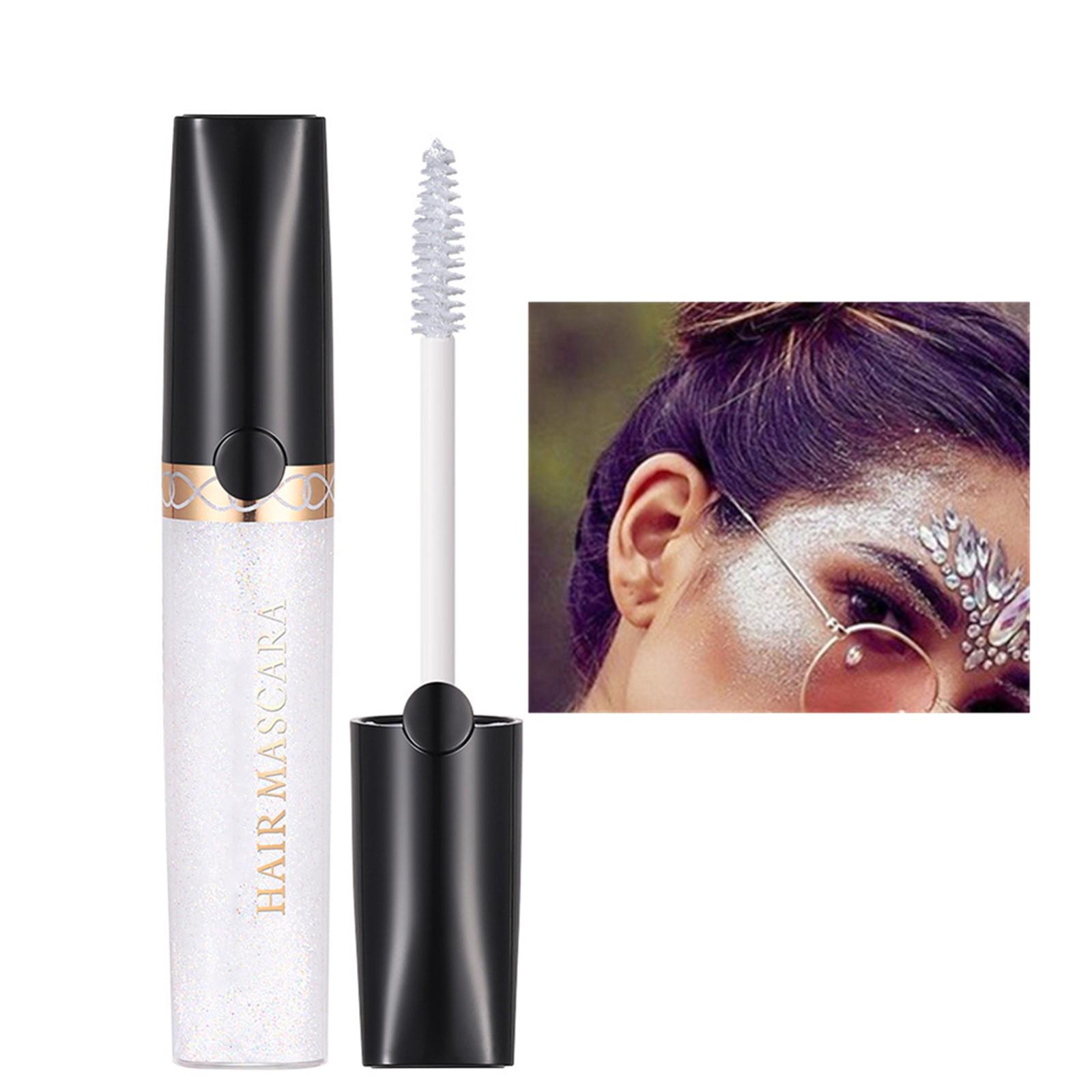 

Single Use Hair Mascara with Shimmer Glitter Perfect for Party Music Festival Stage Performance and Costume Events