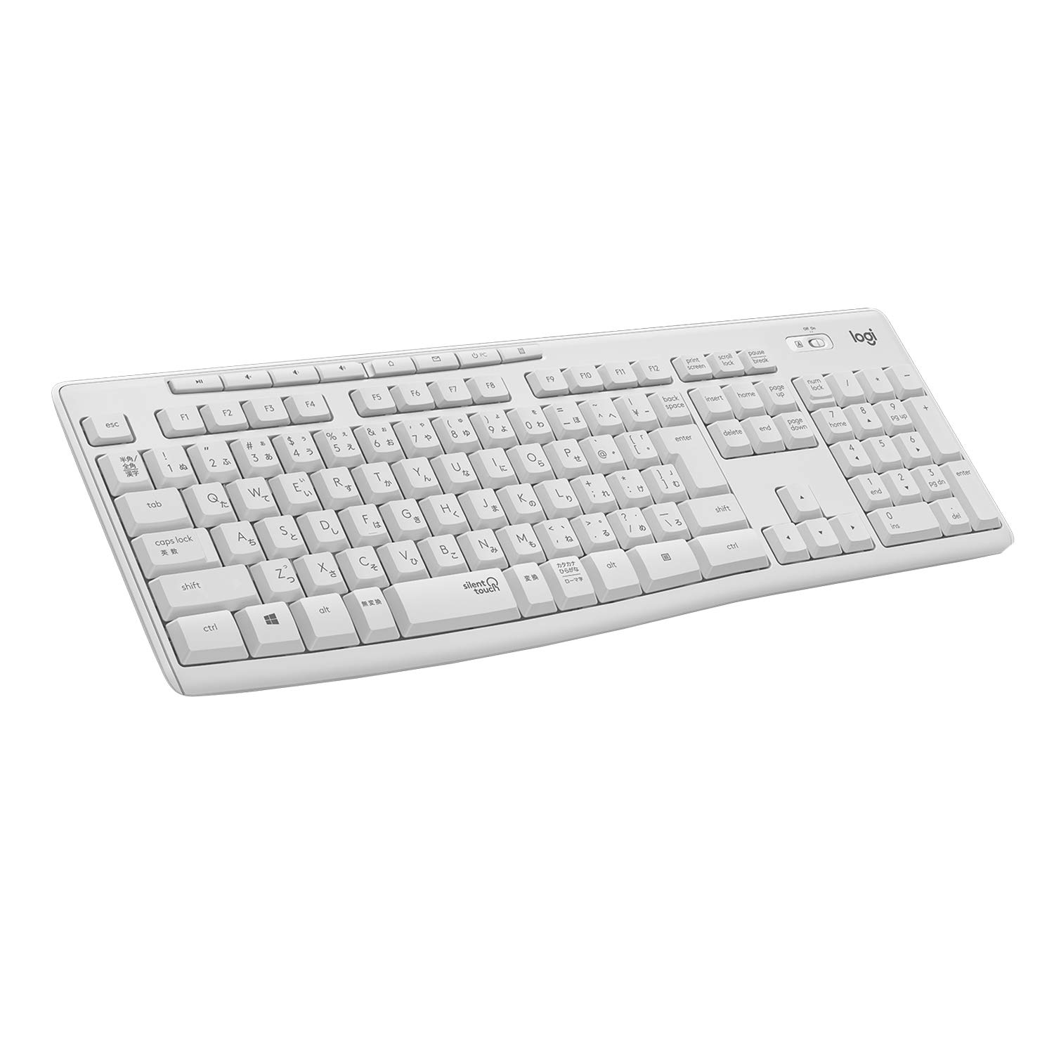 

Logitech K295OW Wireless Keyboard, Quiet, Water-Resistant, Unifying K295, Compatible with Windows and Chrome, Off-White, Authentic Japanese Product