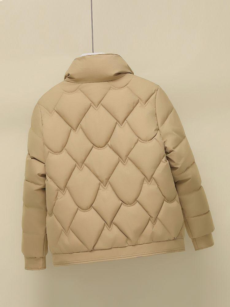 Winter Women's Cotton Jacket Fashion Trend Stand Collar Casual Versatile Student Cotton Jacket