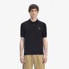 Fred Perry [Sharp] Short Sleeve Cotton Knit Shirt - Black Afpm2519725-102