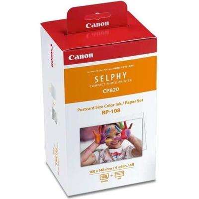 Bläckkassett Canon FOTOBLÄCK 108 UTskrifter 100 X 148MM + 2 KASSETTER