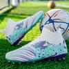 Mens Soccer Footwear  New High Top Anti Slip Wear-resistant FG/TF Court Pro-Quality Competition Training Football Shoes Man