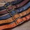 Thickened High Quality Pure Cowhide Copper Buckle Genuine Leather Belt Men's Retro Versatile Jeans Belt