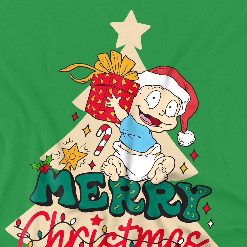 Rugrats Mens Merry Christmas Tommy Pickles T-Shirt