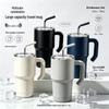 304 Stainless Steel Car Thermos Cup with Handle - Large Capacity, Cold Insulation, Outdoor Vehicle Ice Buster