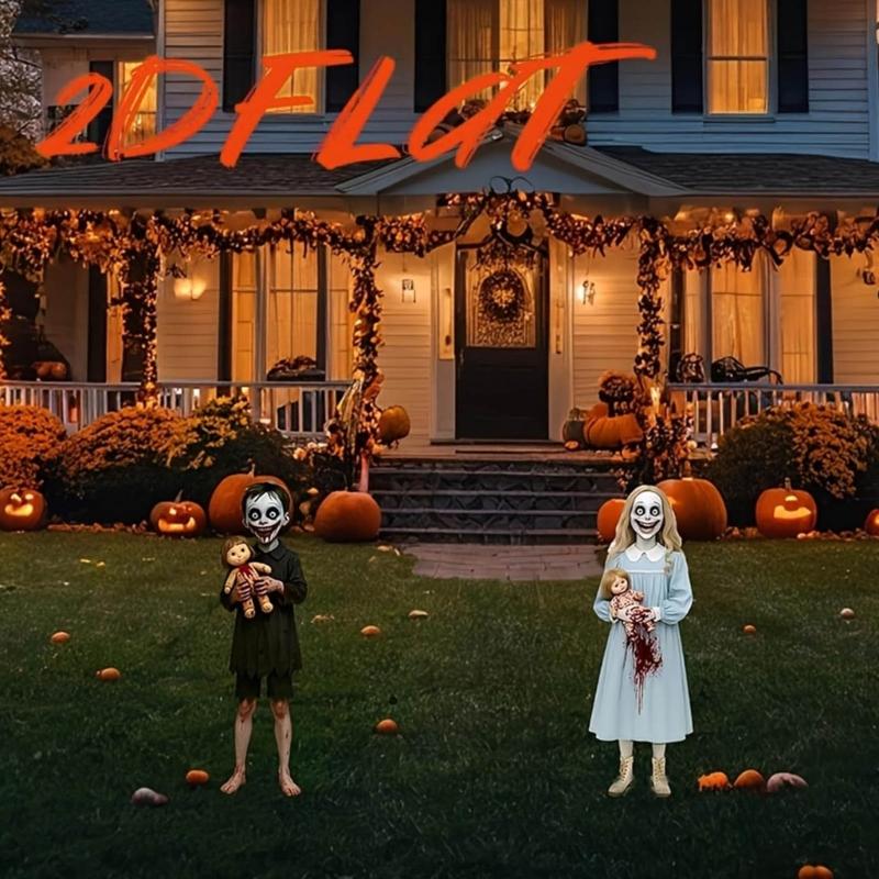 

Metal Halloween Lawn Decoration With Frame Silhouettes Easy Install Resistant Durable Outdoor Gothic Theme Party Supplies J0MC China Mainland