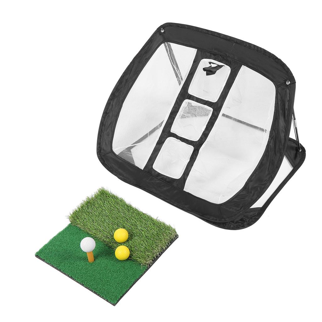 Club Practice Net All in 1 Home Hitting Aid Net for Backyard Driving Chipping Swing Training with